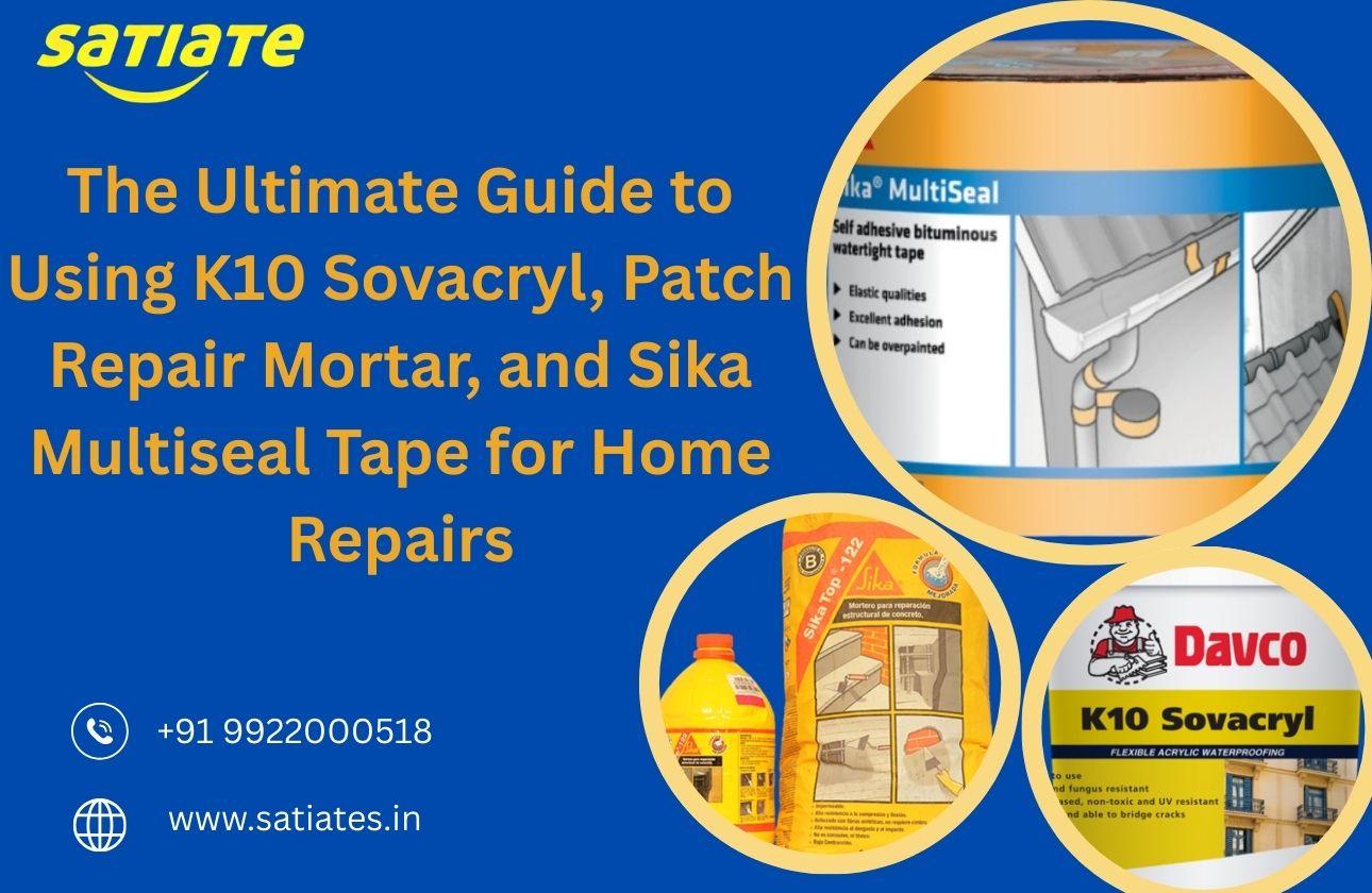 The Ultimate Guide to Using K10 Sovacryl, Patch Repair Mortar, and Sika Multiseal Tape for Home Repairs