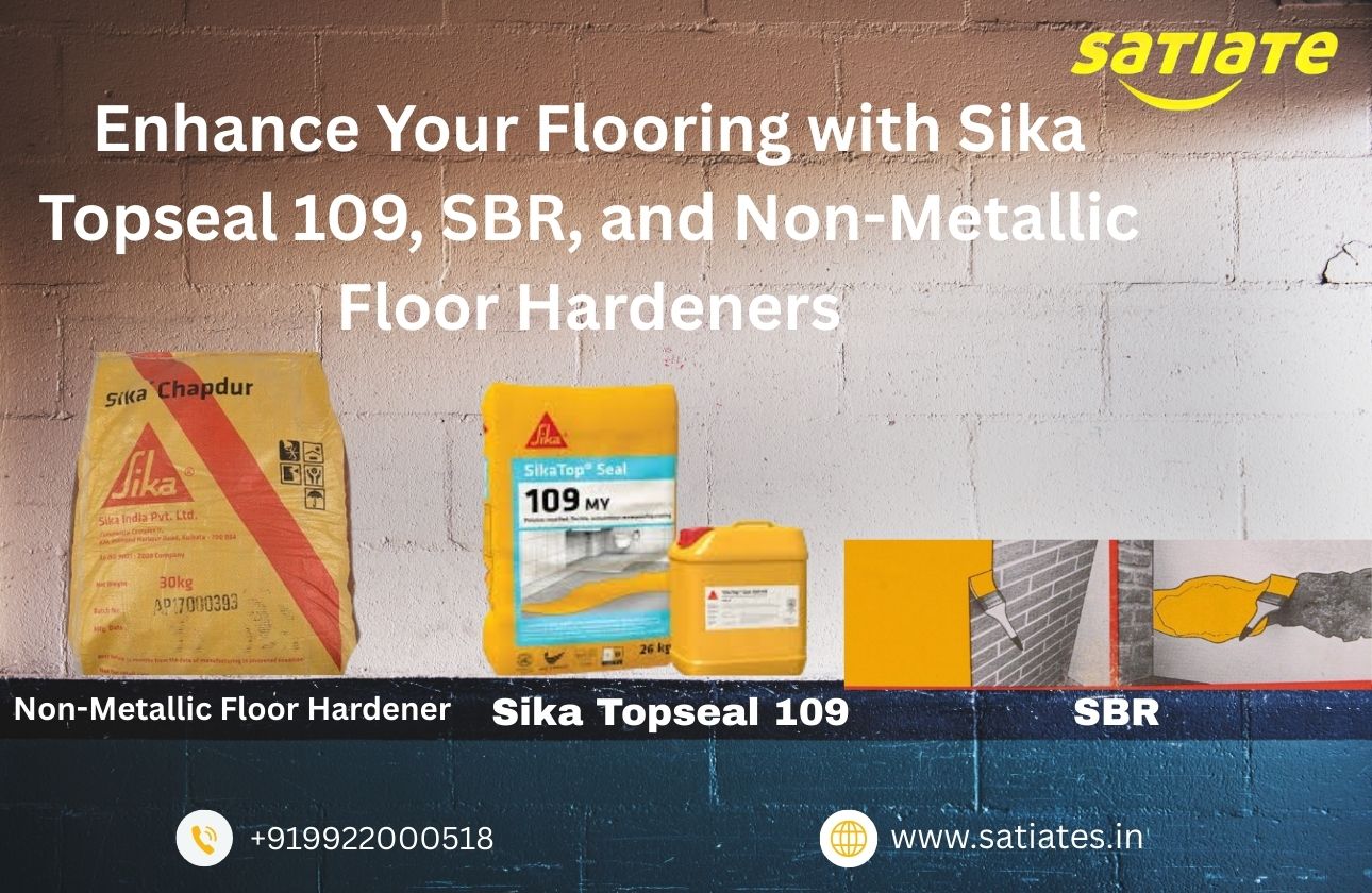 Enhance Your Flooring with Sika Topseal 109, SBR, and Non-Metallic Floor Hardeners