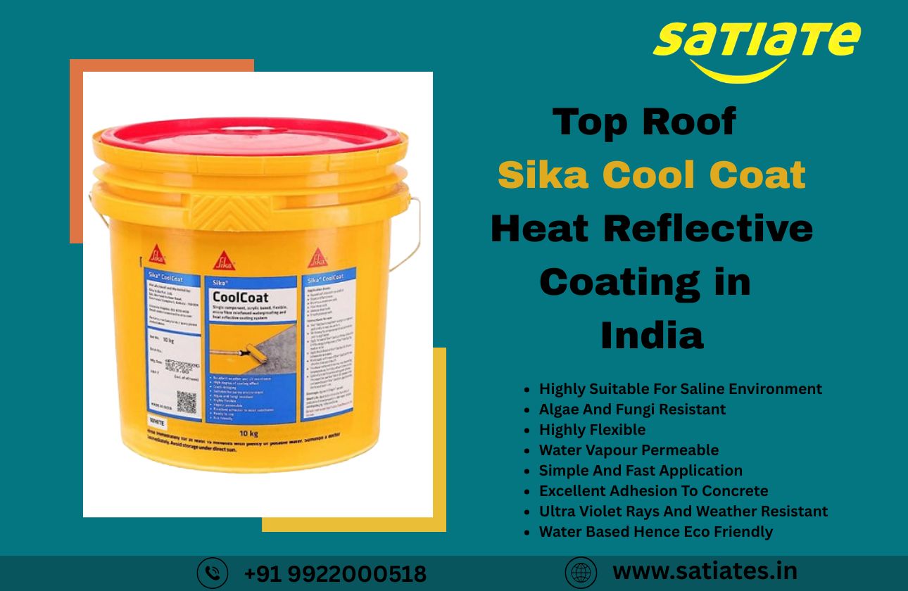 Top Roof Heat Reflective Coating in India – Sika Cool Coat Waterproofing Solution